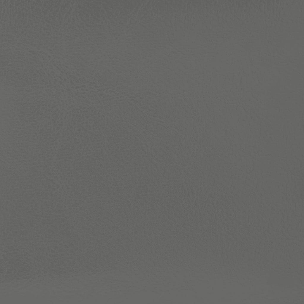 vidaXL Πολυθρόνα Μπάρελ με Υποπόδιο Γκρι από Συνθετικό Δέρμα