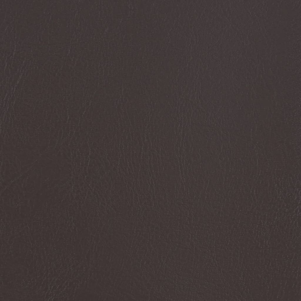 vidaXL Πολυθρόνα Μπάρελ με Υποπόδιο Καφέ από Συνθετικό Δέρμα