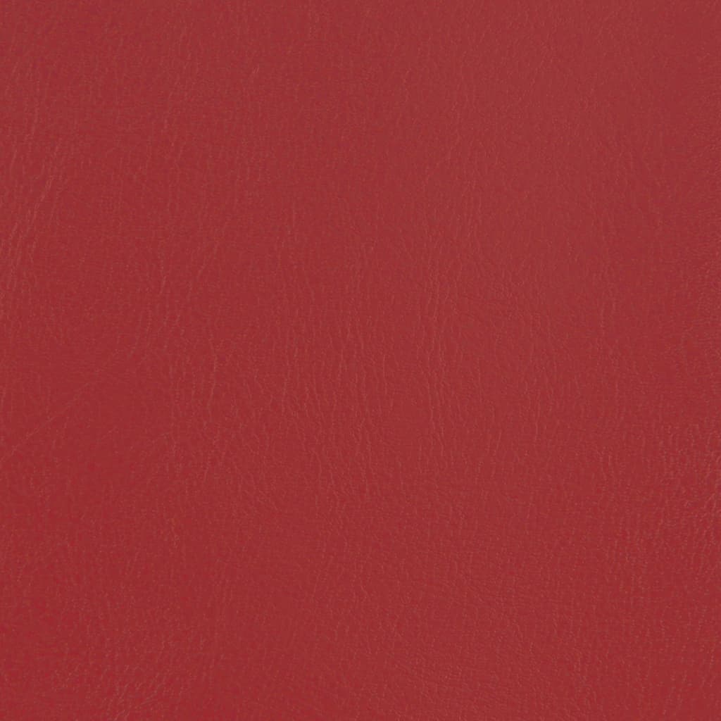 vidaXL Πολυθρόνα Μπάρελ με Υποπόδιο Μπορντό από Συνθετικό Δέρμα