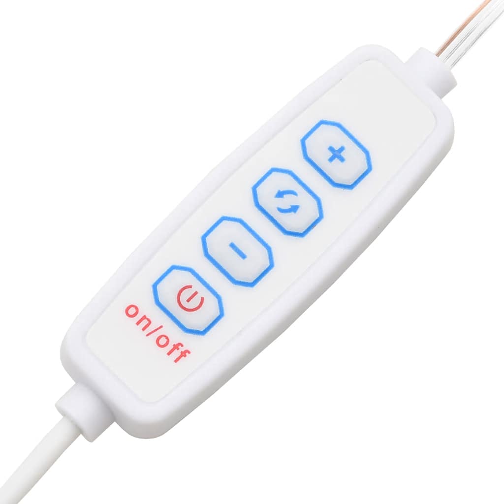 vidaXL Μπουντουάρ με LED Φώτα Καπνιστή Δρυς 90x42x132,5 εκ.