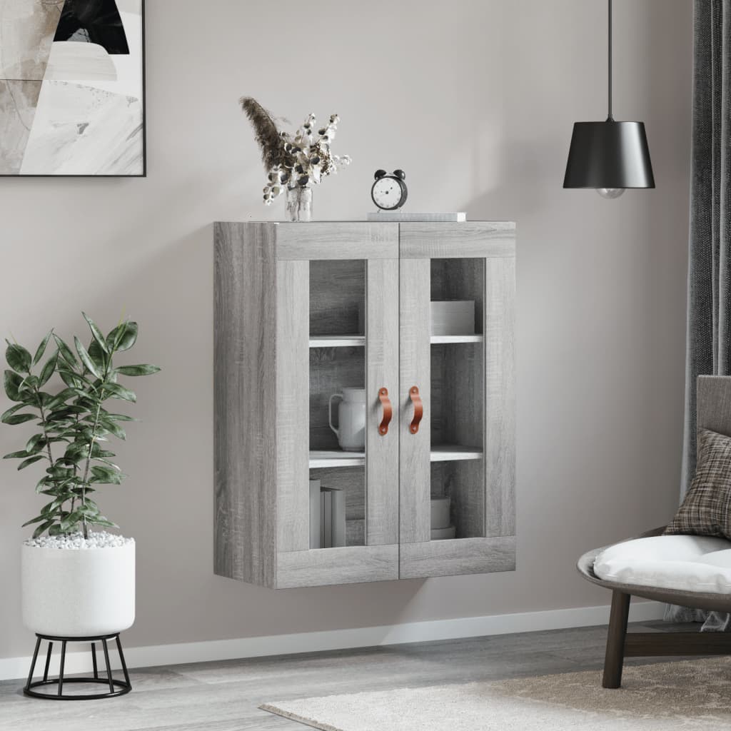 vidaXL Ντουλάπι Τοίχου Γκρι Sonoma 69,5 x 34 x 90 εκ.