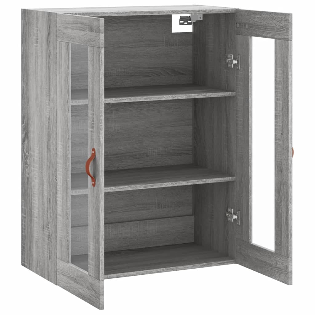 vidaXL Ντουλάπι Τοίχου Γκρι Sonoma 69,5 x 34 x 90 εκ.