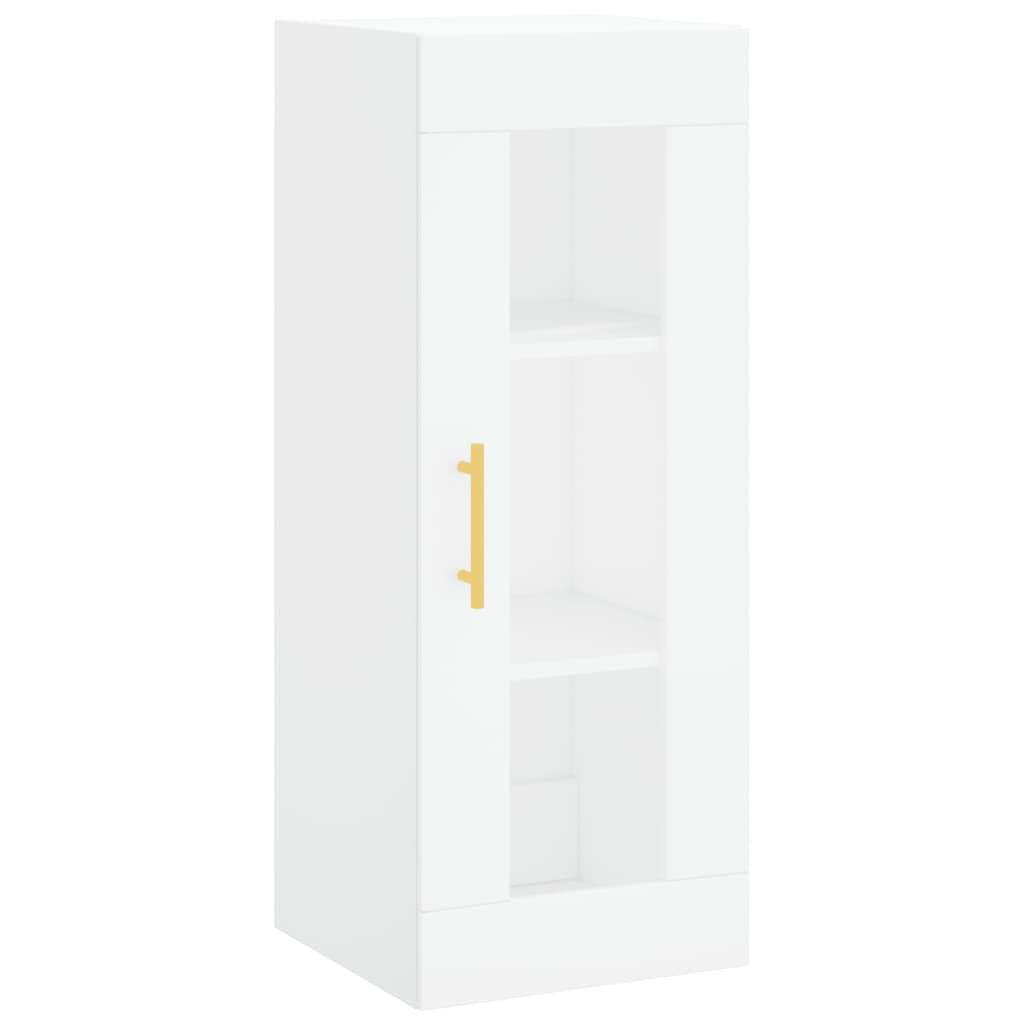 vidaXL Ντουλάπι Τοίχου Λευκό 34,5 x 34 x 90 εκ.