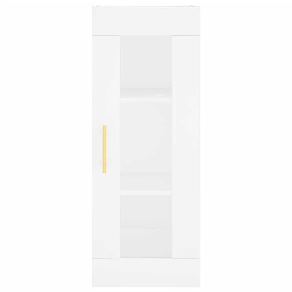 vidaXL Ντουλάπι Τοίχου Λευκό 34,5 x 34 x 90 εκ.