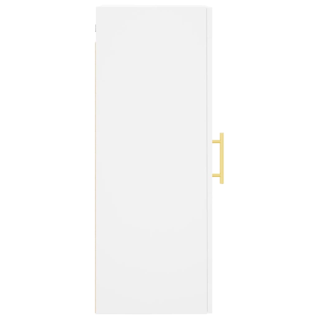 vidaXL Ντουλάπι Τοίχου Λευκό 34,5 x 34 x 90 εκ.