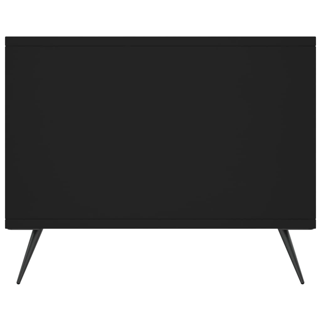 vidaXL Τραπεζάκι Σαλονιού Μαύρο 90x50x40 εκ. Επεξεργασμένο Ξύλο