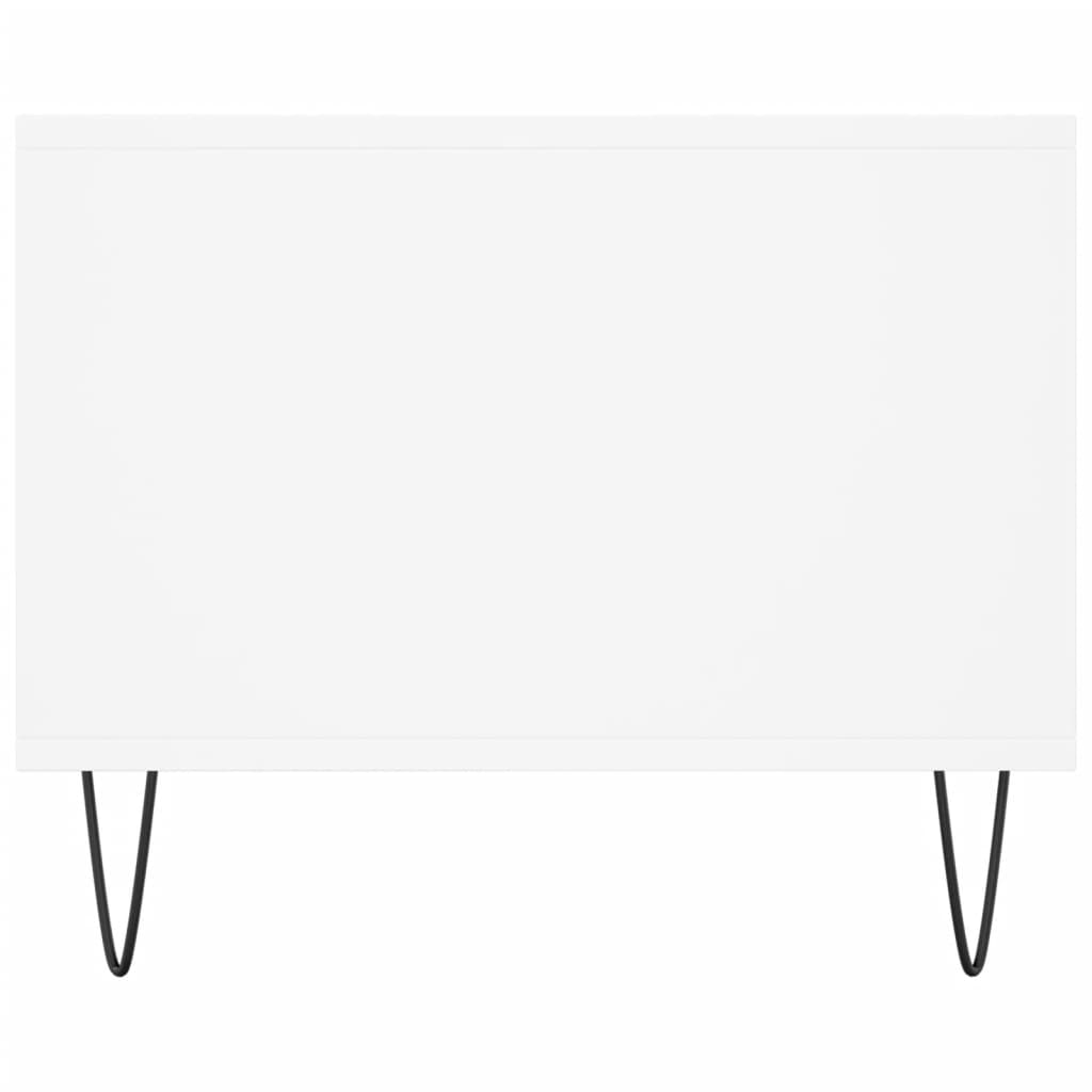 vidaXL Τραπεζάκι Σαλονιού Λευκό 90x50x40 εκ. Επεξεργασμένο Ξύλο