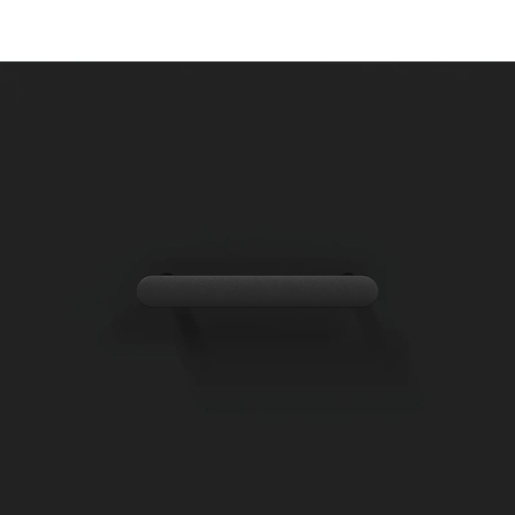 vidaXL Τραπεζάκι Σαλονιού Μαύρο 90x50x40 εκ. Επεξεργασμένο Ξύλο