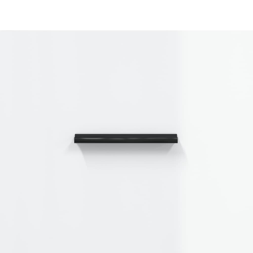 vidaXL Τραπεζάκι Σαλονιού Γυαλ. Λευκό 90x50x40 εκ. Επεξεργ. Ξύλο