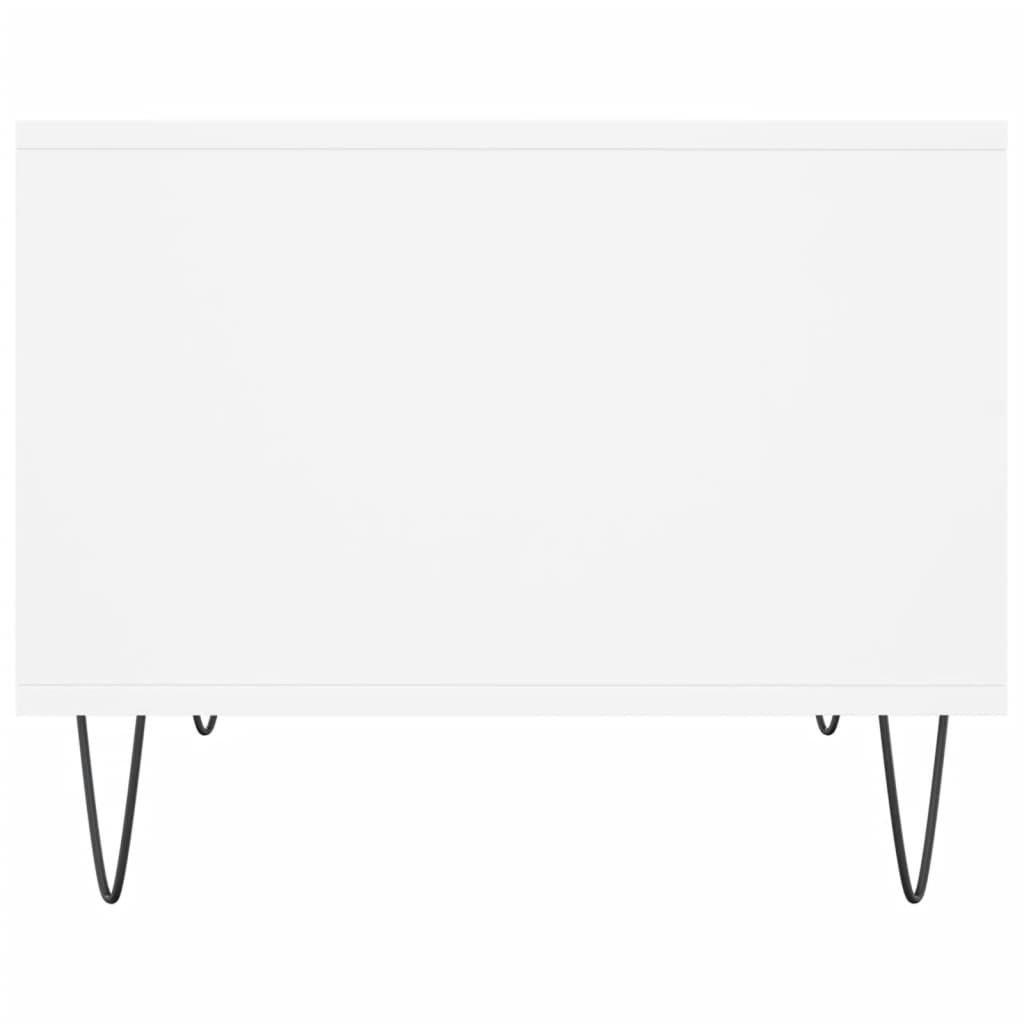 vidaXL Τραπεζάκι Σαλονιού Λευκό 60 x 50 x 40 εκ. από Επεξεργ. Ξύλο