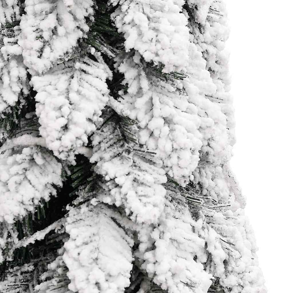 vidaXL Χριστουγ. Δέντρο Τεχνητό Προφωτισμένο 60 LED&Χιόνι 120 εκ.