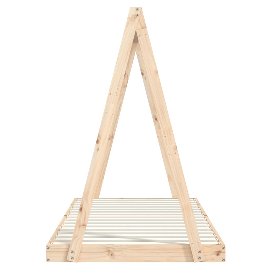 vidaXL Πλαίσιο Παιδικού Κρεβατιού 90 x 200 εκ. από Μασίφ Ξύλο Πεύκου