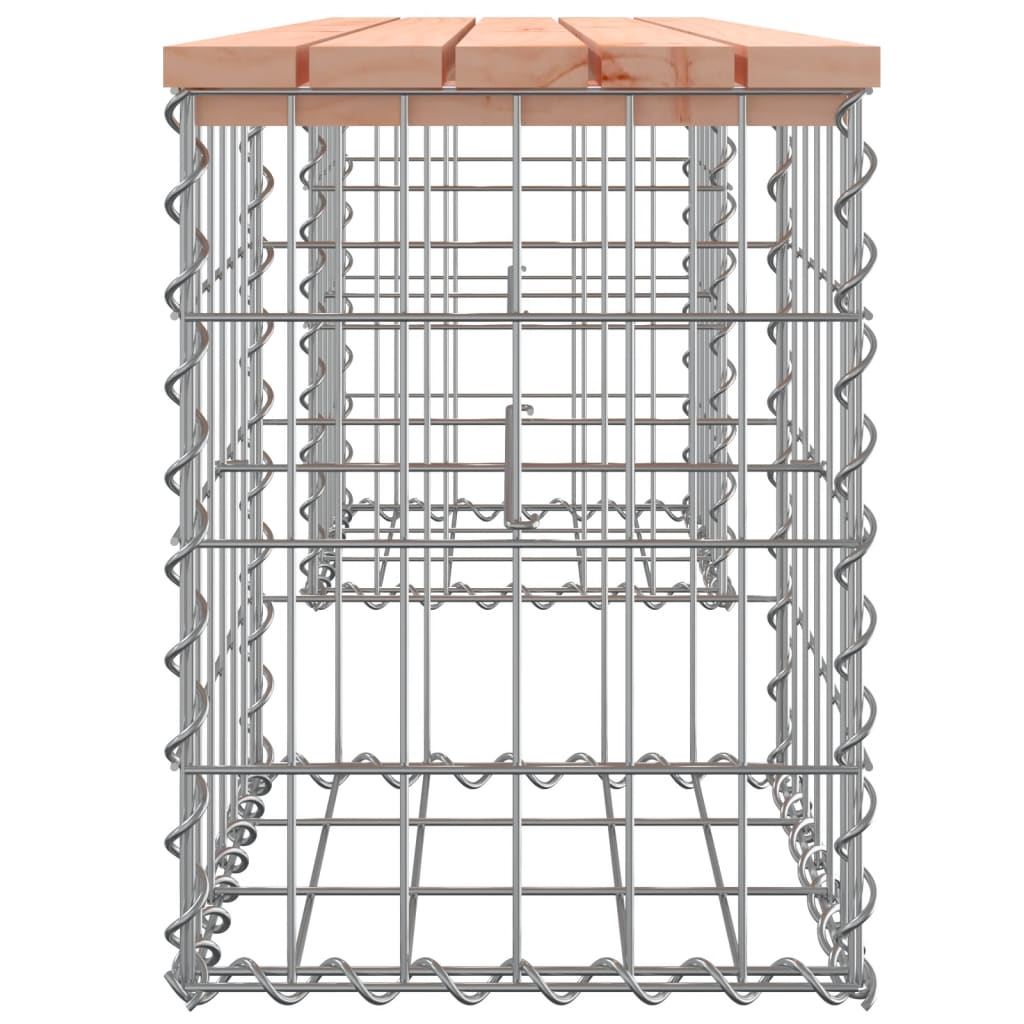 vidaXL Πάγκος Κήπου Συρματοκιβώτιο 103x31x42 εκ. Μασίφ Ψευδοτσούγκα