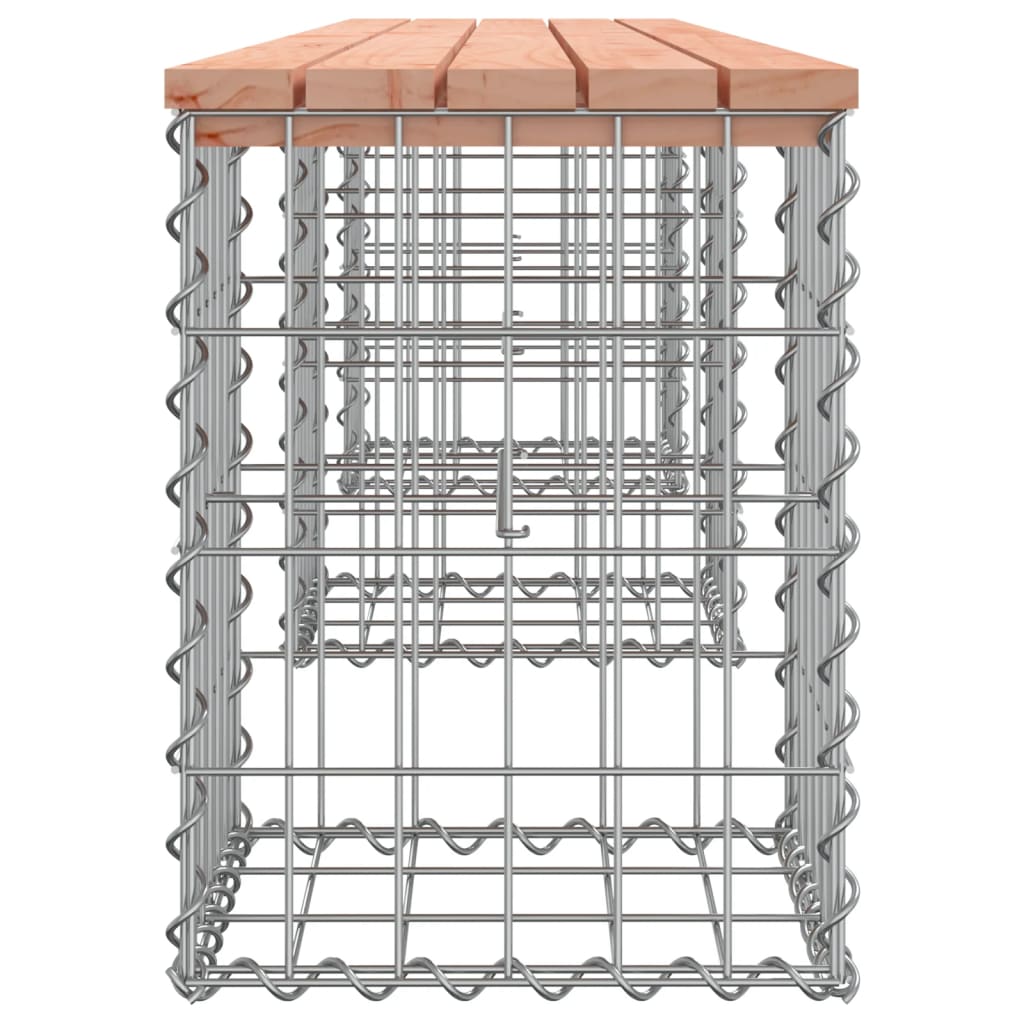 vidaXL Πάγκος Κήπου Συρματοκιβώτιο 203x31x42 εκ. Μασίφ Ψευδοτσούγκα