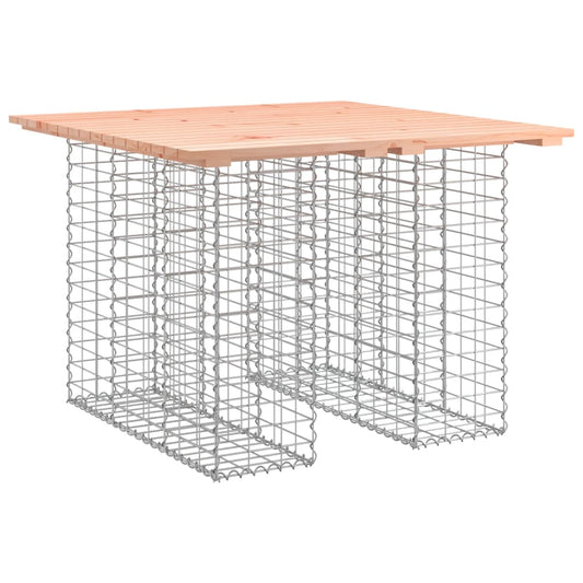 vidaXL Πάγκος Κήπου Συρματοκιβώτιο 100x102x72 εκ. Μασίφ Ψευδοτσούγκα