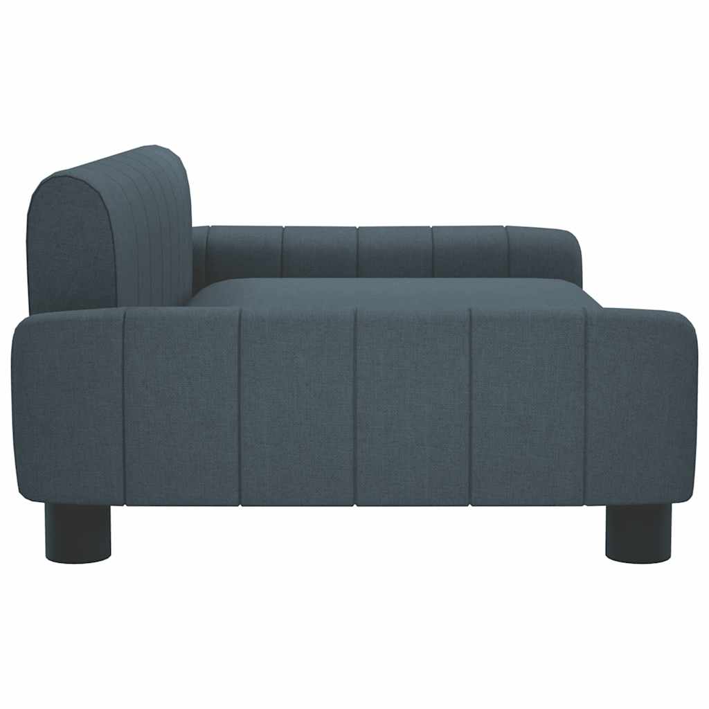 vidaXL Καναπές Παιδικός Σκούρο Γκρι 90 x 53 x 30 εκ. από Ύφασμα