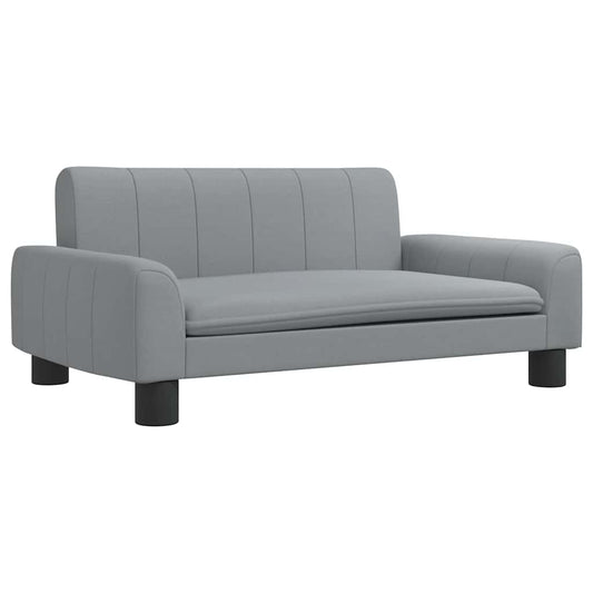 vidaXL Καναπές Παιδικός Ανοιχτό Γκρι 70x45x30 εκ. από Ύφασμα