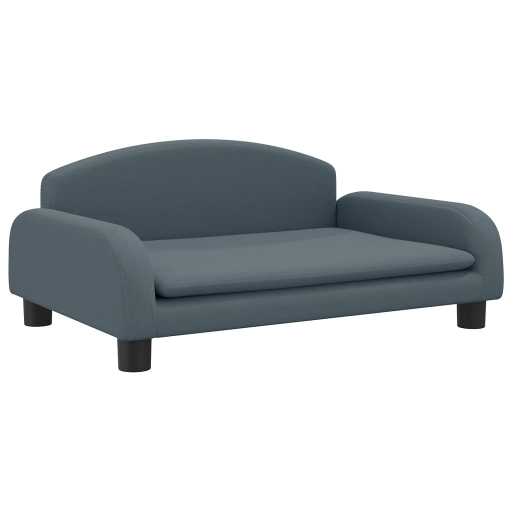 vidaXL Καναπές Παιδικός Σκούρο Γκρι 70x45x30 εκ. από Ύφασμα