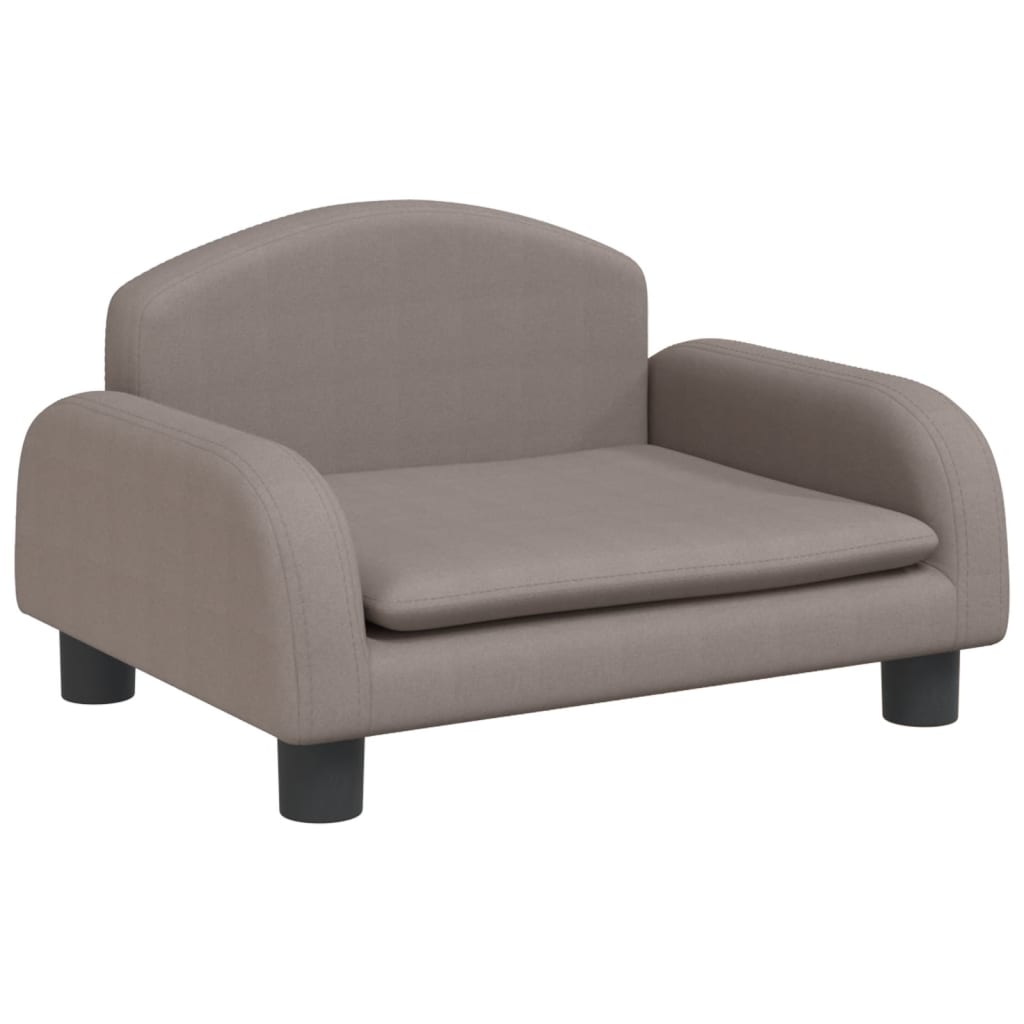 vidaXL Καναπές Παιδικός Taupe 50x40x30 εκ. από Ύφασμα