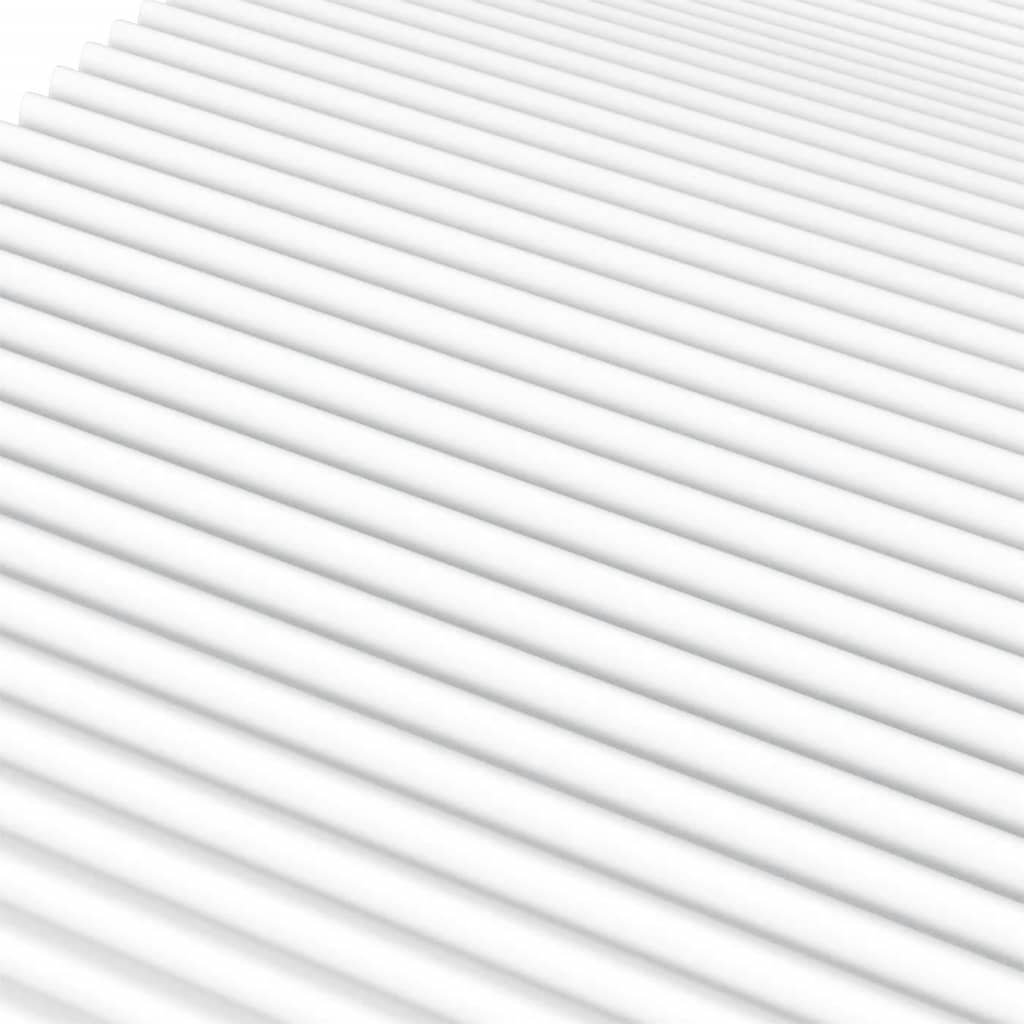 vidaXL Καναπές Κρεβάτι με Στρώμα Κρεμ 80 x 200 εκ. Υφασμάτινο