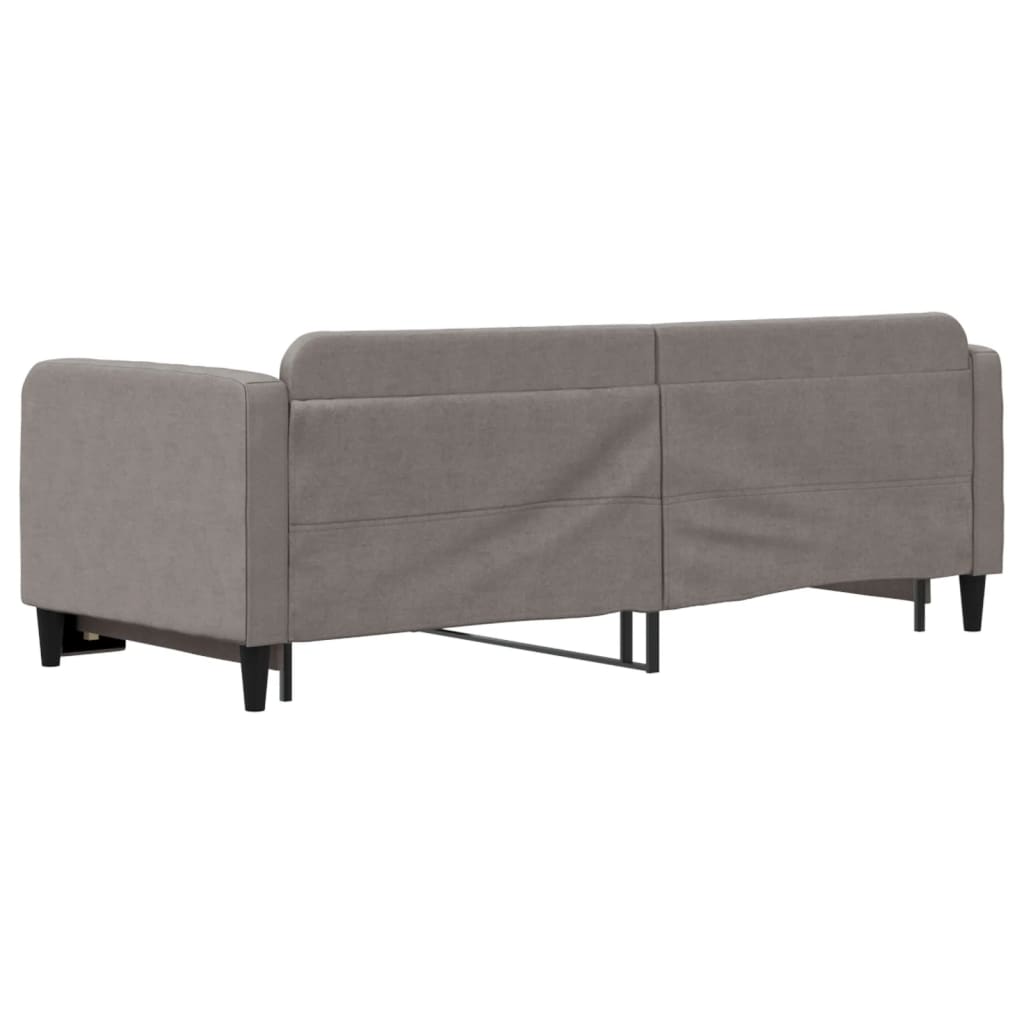 vidaXL Καναπές Κρεβάτι Συρόμενος Taupe 80 x 200 εκ. Υφασμάτινος