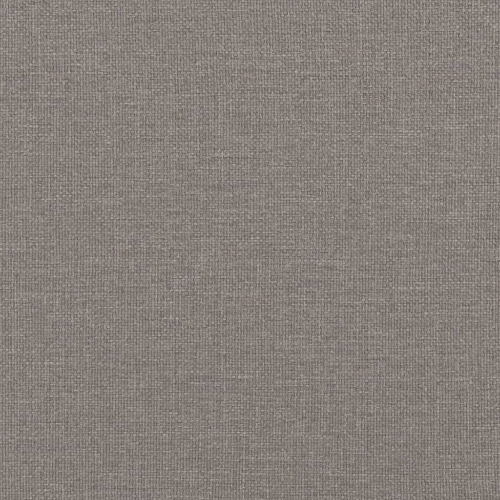 vidaXL Καναπές Κρεβάτι Συρόμενος Taupe 100x200εκ. Υφασμάτινος Στρώματα