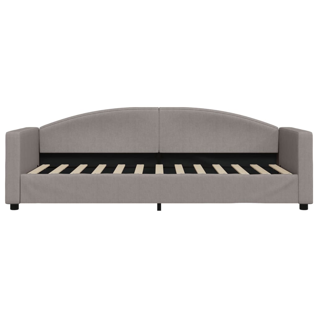 vidaXL Καναπές Κρεβάτι Συρόμενος Taupe 80 x 200 εκ. Υφασμάτινος