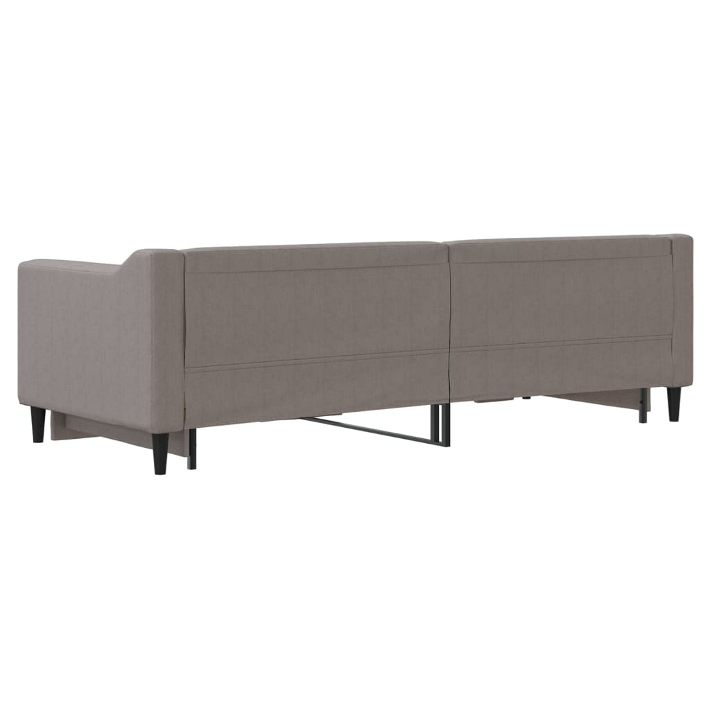vidaXL Καναπές Κρεβάτι Συρόμενος Taupe 80 x 200 εκ. Υφασμάτινος