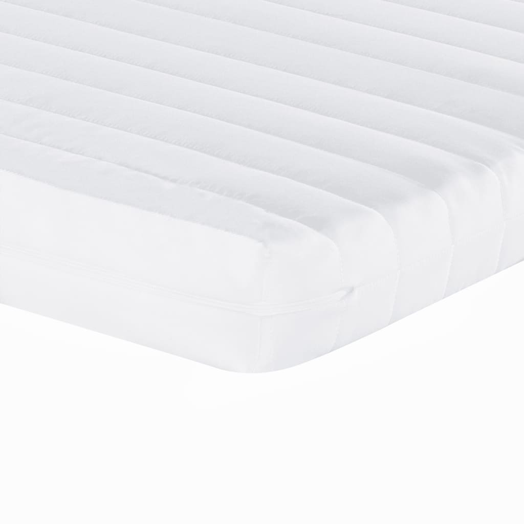 vidaXL Καναπές Κρεβάτι Συρόμενος Μαύρο 80x200 εκ. Υφασμάτινος Στρώματα