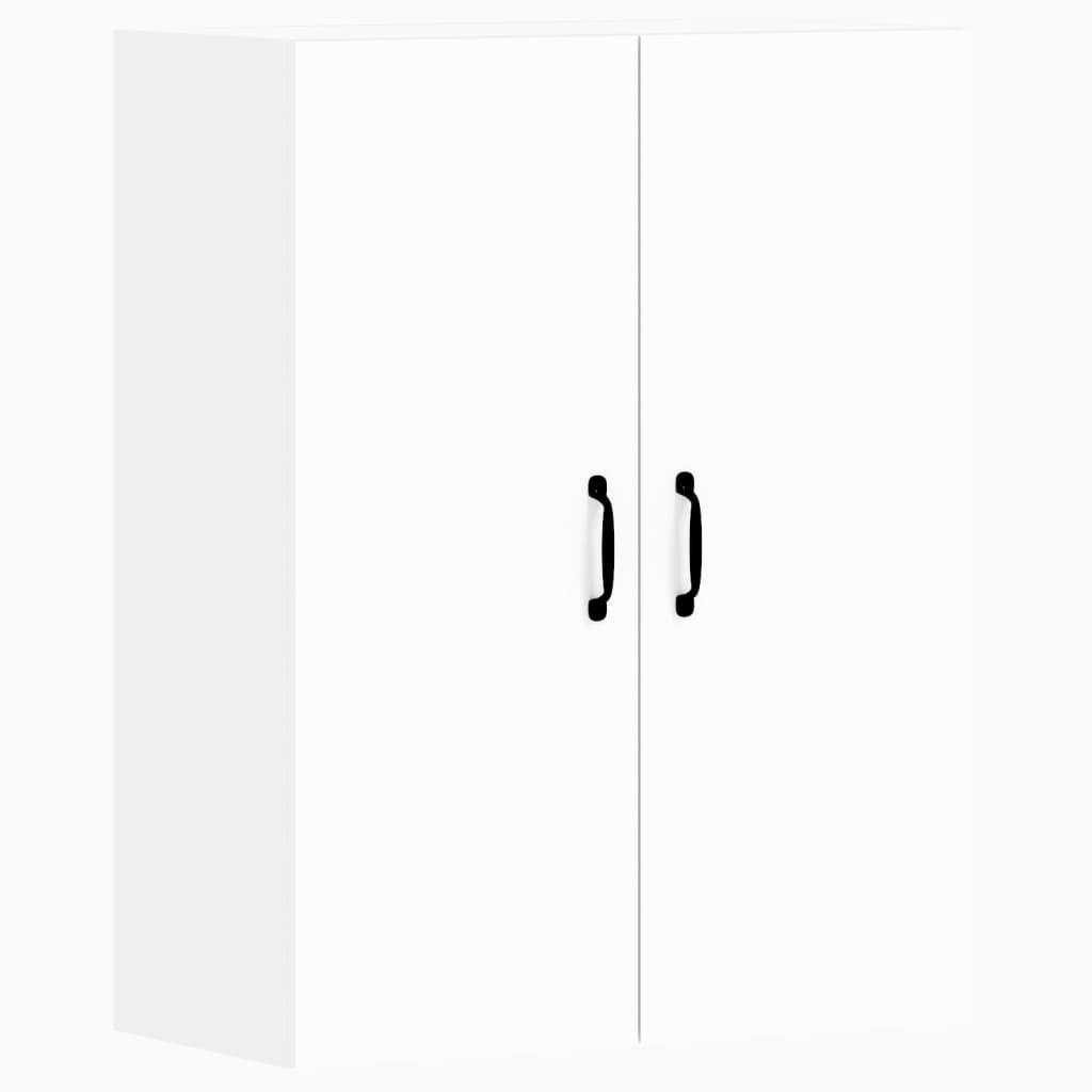 vidaXL Ντουλάπια Επιτοίχια 2 τεμ. Λευκά από Επεξεργασμένο Ξύλο