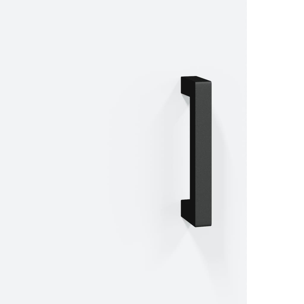 vidaXL Ντουλάπια Επιτοίχια 2 τεμ. Λευκά από Επεξεργασμένο Ξύλο