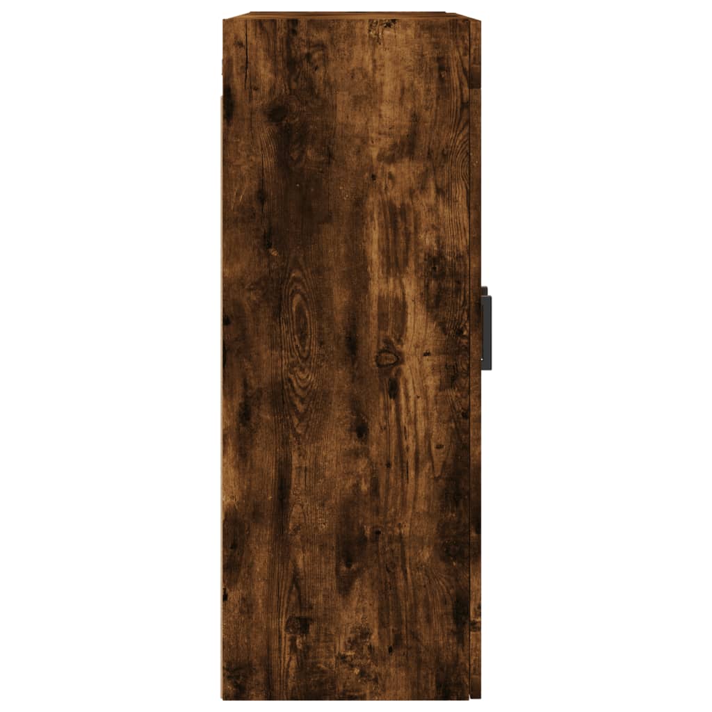 vidaXL Ντουλάπια Τοίχου 2 τεμ. Καπνιστή Δρυς από Επεξεργασμένο Ξύλο