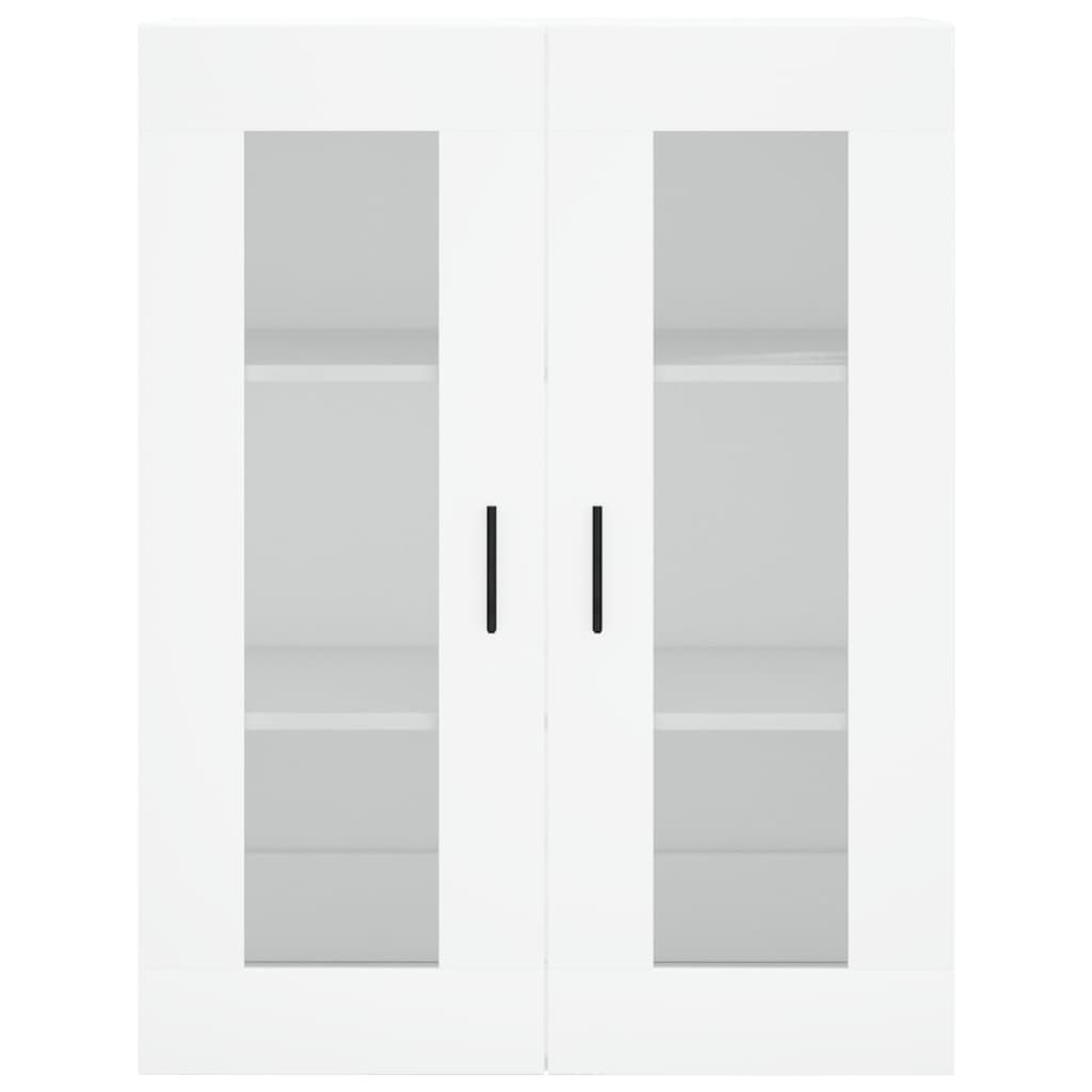 vidaXL Ντουλάπια Επιτοίχια 2 τεμ. Λευκά από Επεξεργασμένο Ξύλο