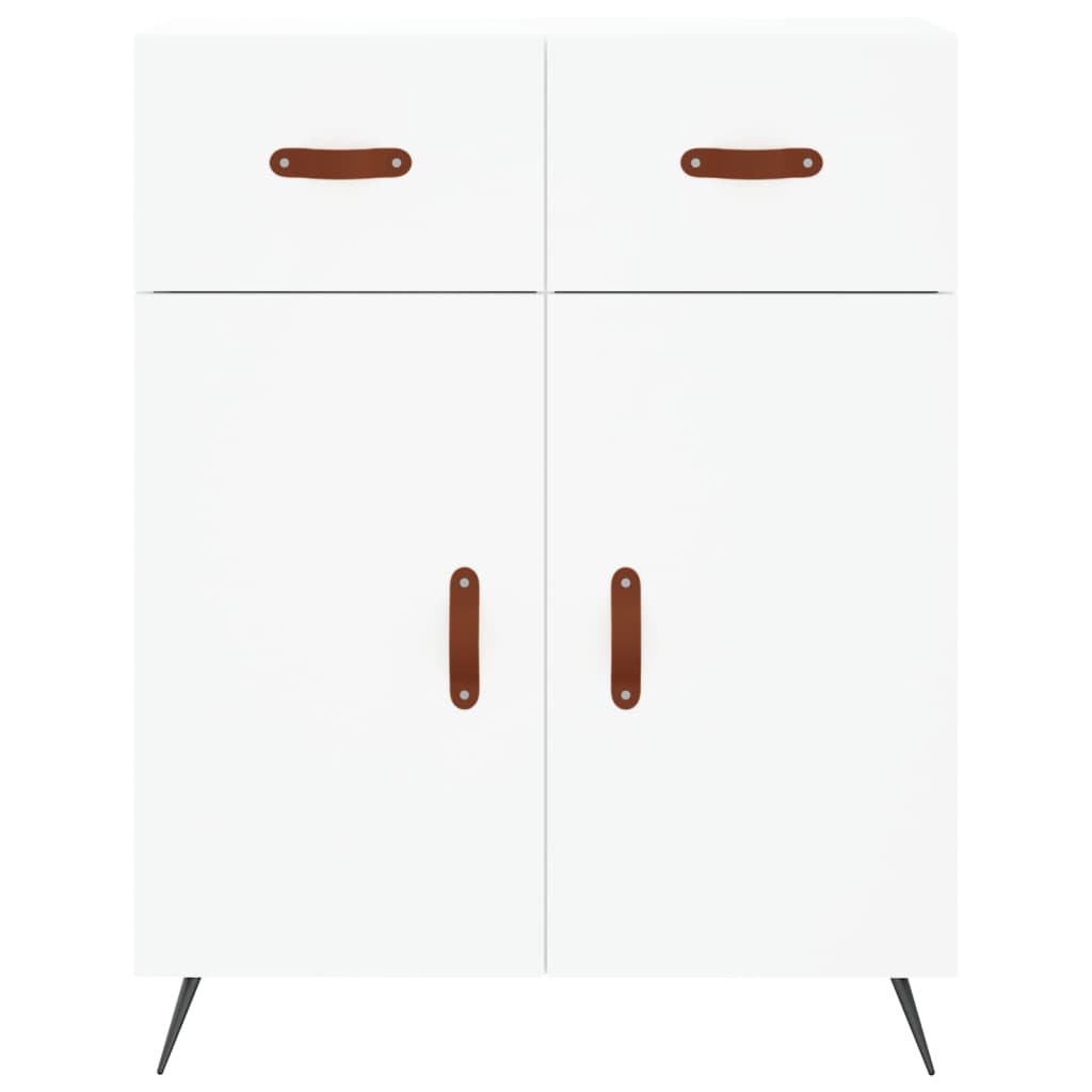 vidaXL Ντουλάπι Λευκό 69,5x34x180 εκ. από Επεξεργασμένο Ξύλο