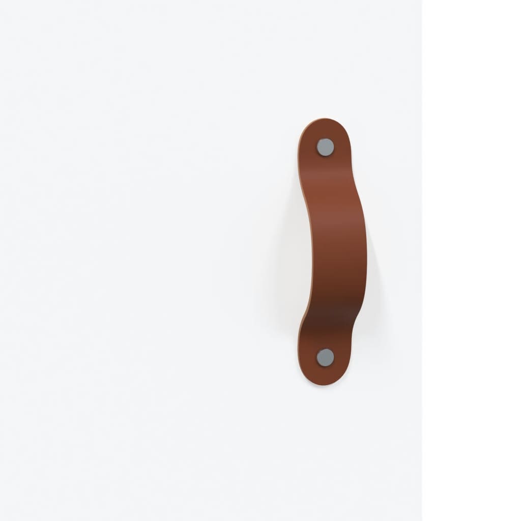 vidaXL Ντουλάπι Λευκό 69,5x34x180 εκ. από Επεξεργασμένο Ξύλο