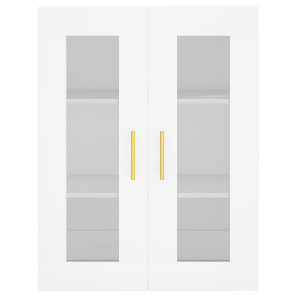 vidaXL Ντουλάπι Λευκό 69,5x34x180 εκ. από Επεξεργασμένο Ξύλο