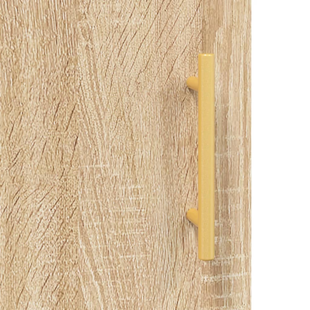 vidaXL Ντουλάπι Sonoma δρυς 69,5 x 34 x 180 εκ. από Επεξεργασμένο Ξύλο