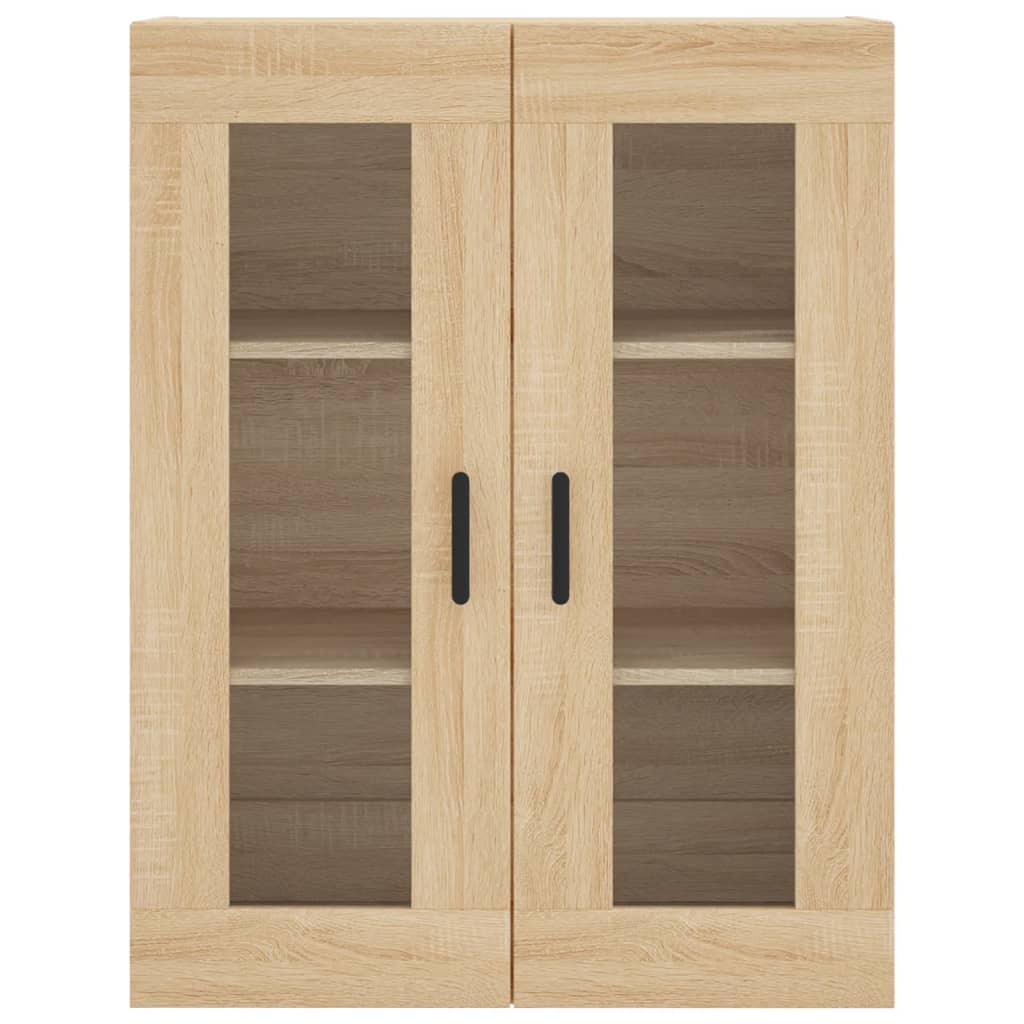 vidaXL Ντουλάπι Sonoma δρυς 69,5 x 34 x 180 εκ. από Επεξεργασμένο Ξύλο
