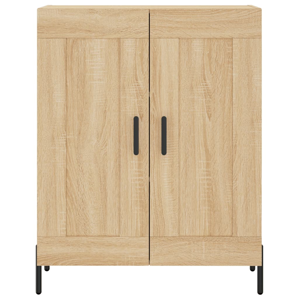vidaXL Ντουλάπι Sonoma δρυς 69,5 x 34 x 180 εκ. από Επεξεργασμένο Ξύλο