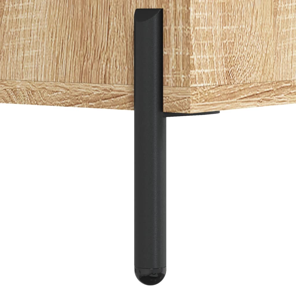 vidaXL Ντουλάπι Sonoma δρυς 69,5 x 34 x 180 εκ. από Επεξεργασμένο Ξύλο