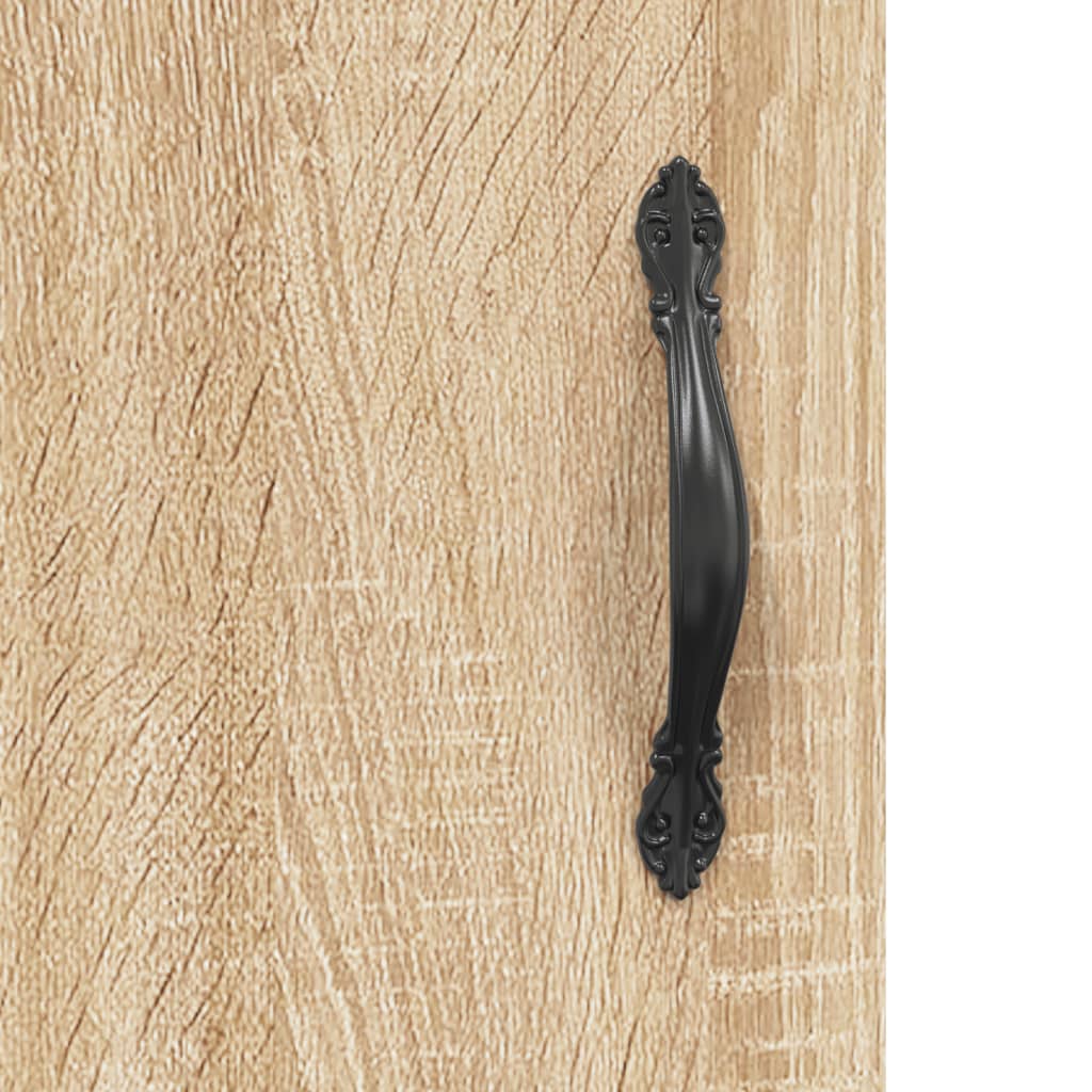 vidaXL Ντουλάπι Sonoma δρυς 69,5 x 34 x 180 εκ. από Επεξεργασμένο Ξύλο