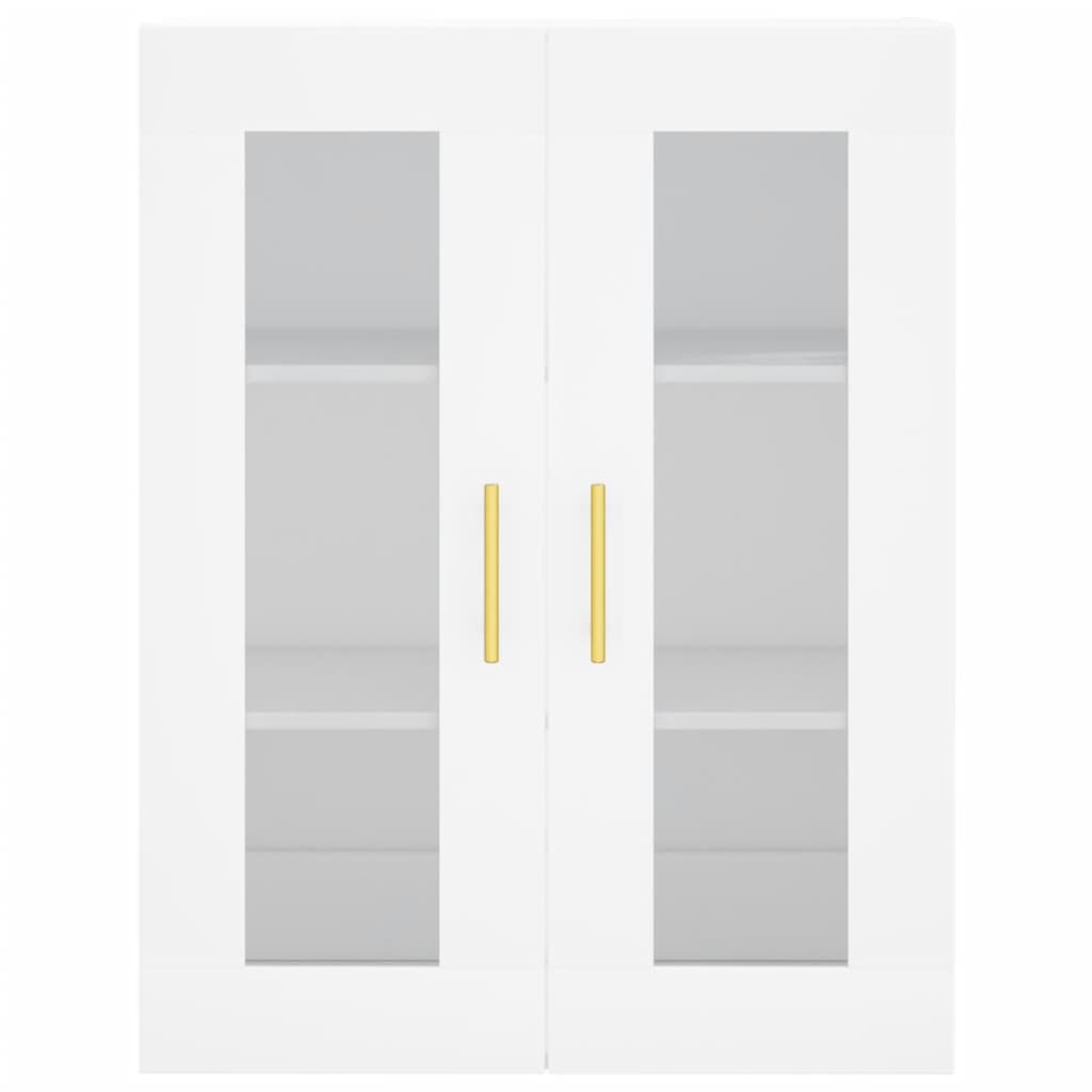 vidaXL Ντουλάπι Λευκό 69,5x34x180 εκ. από Επεξεργασμένο Ξύλο