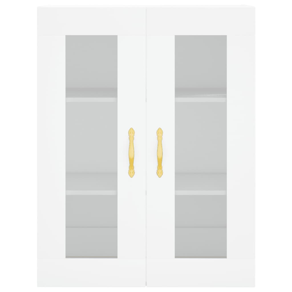 vidaXL Ντουλάπι Λευκό 69,5x34x180 εκ. από Επεξεργασμένο Ξύλο