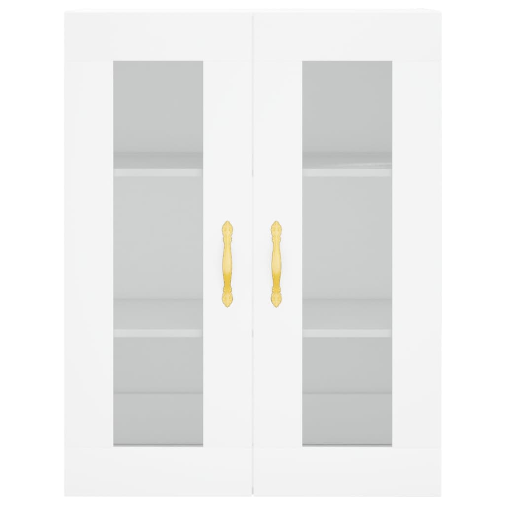 vidaXL Ντουλάπι Λευκό 69,5x34x180 εκ. από Επεξεργασμένο Ξύλο