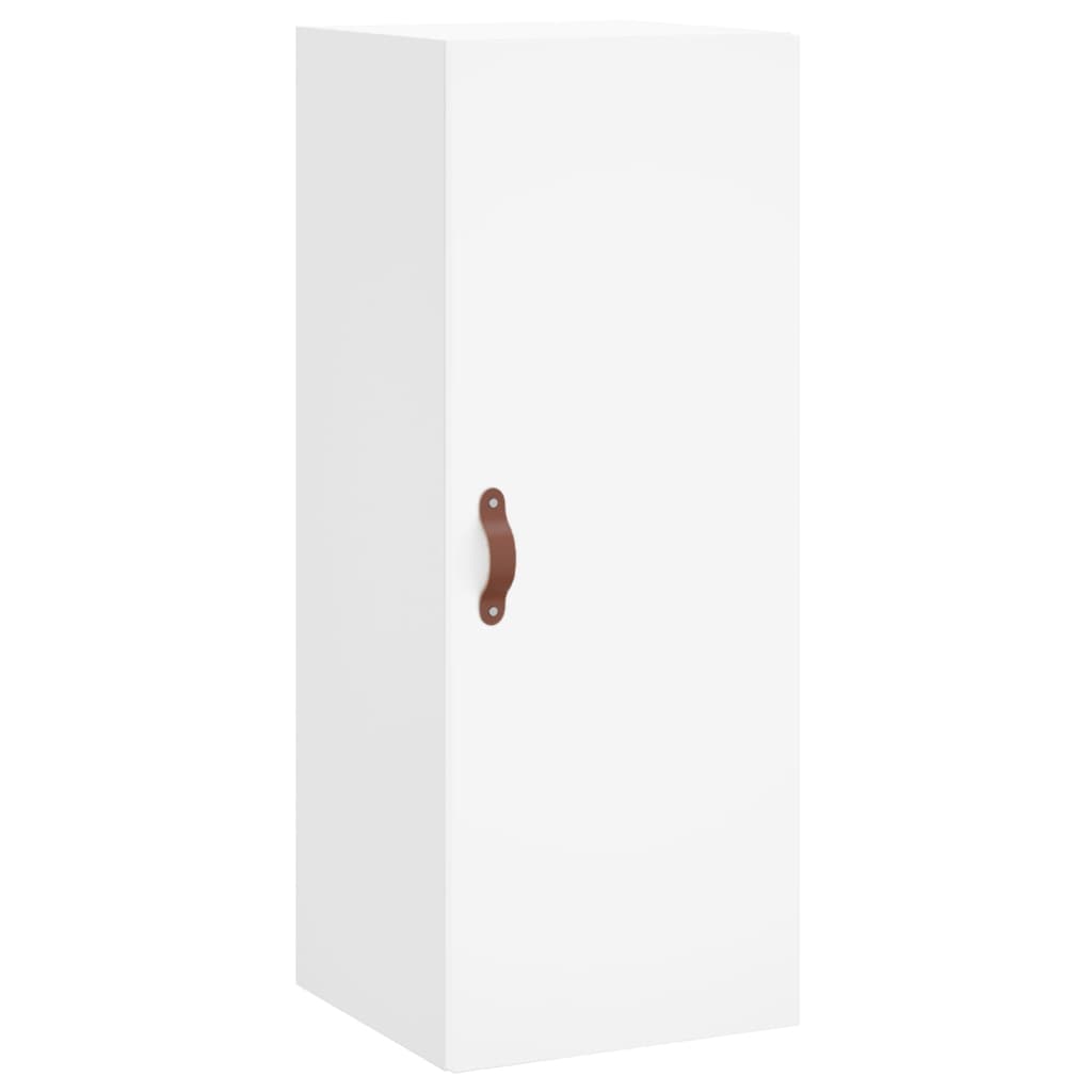 vidaXL Ντουλάπι Λευκό 34,5 x 34 x 180 εκ. από Επεξεργασμένο Ξύλο