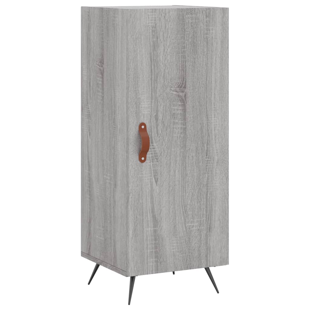 vidaXL Μπουφές Sonoma Γκρι 34,5 x 34 x 180 εκ. από Επεξεργασμένο Ξύλο