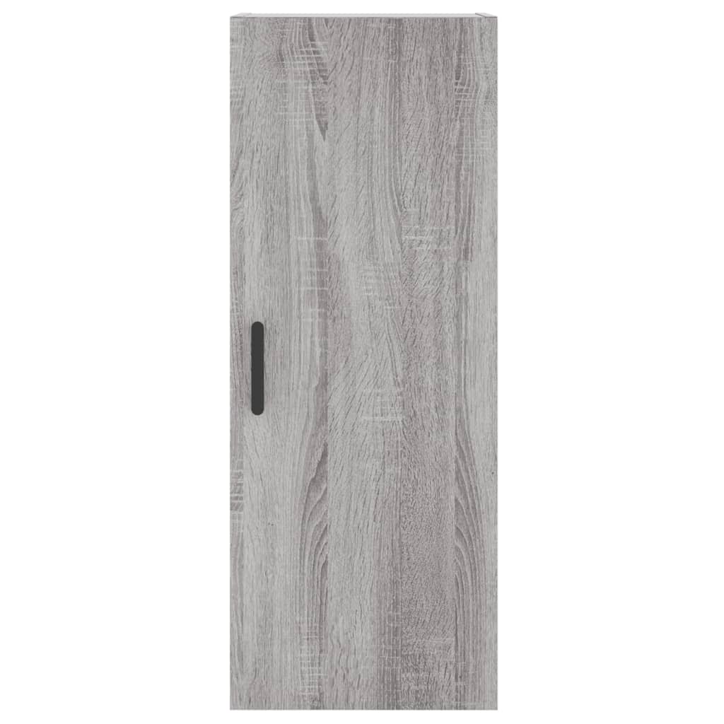 vidaXL Μπουφές Sonoma Γκρι 34,5 x 34 x 180 εκ. από Επεξεργασμένο Ξύλο