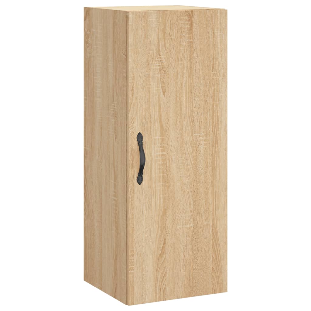 vidaXL Μπουφές Sonoma δρυς 34,5 x 34 x 180 εκ. από Επεξεργασμένο Ξύλο