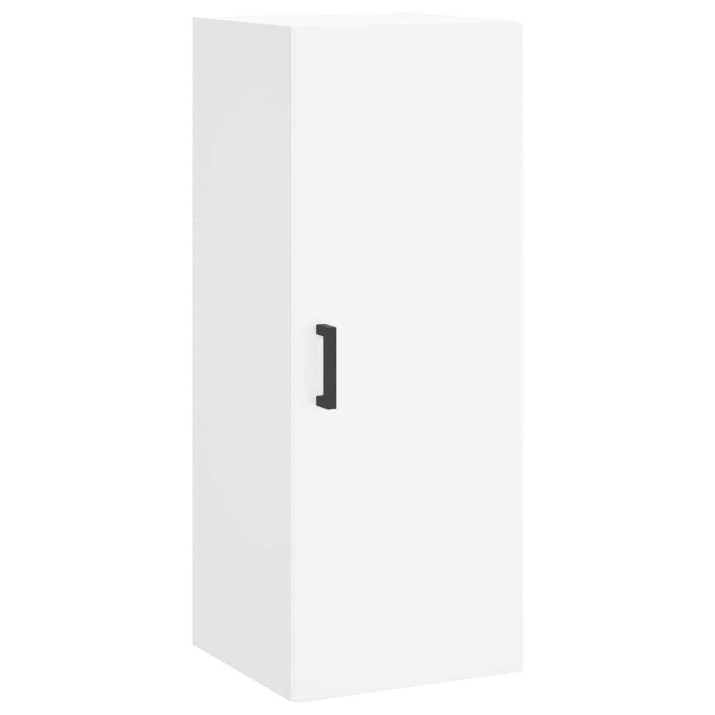 vidaXL Ντουλάπι Λευκό 34,5 x 34 x 180 εκ. από Επεξεργασμένο Ξύλο