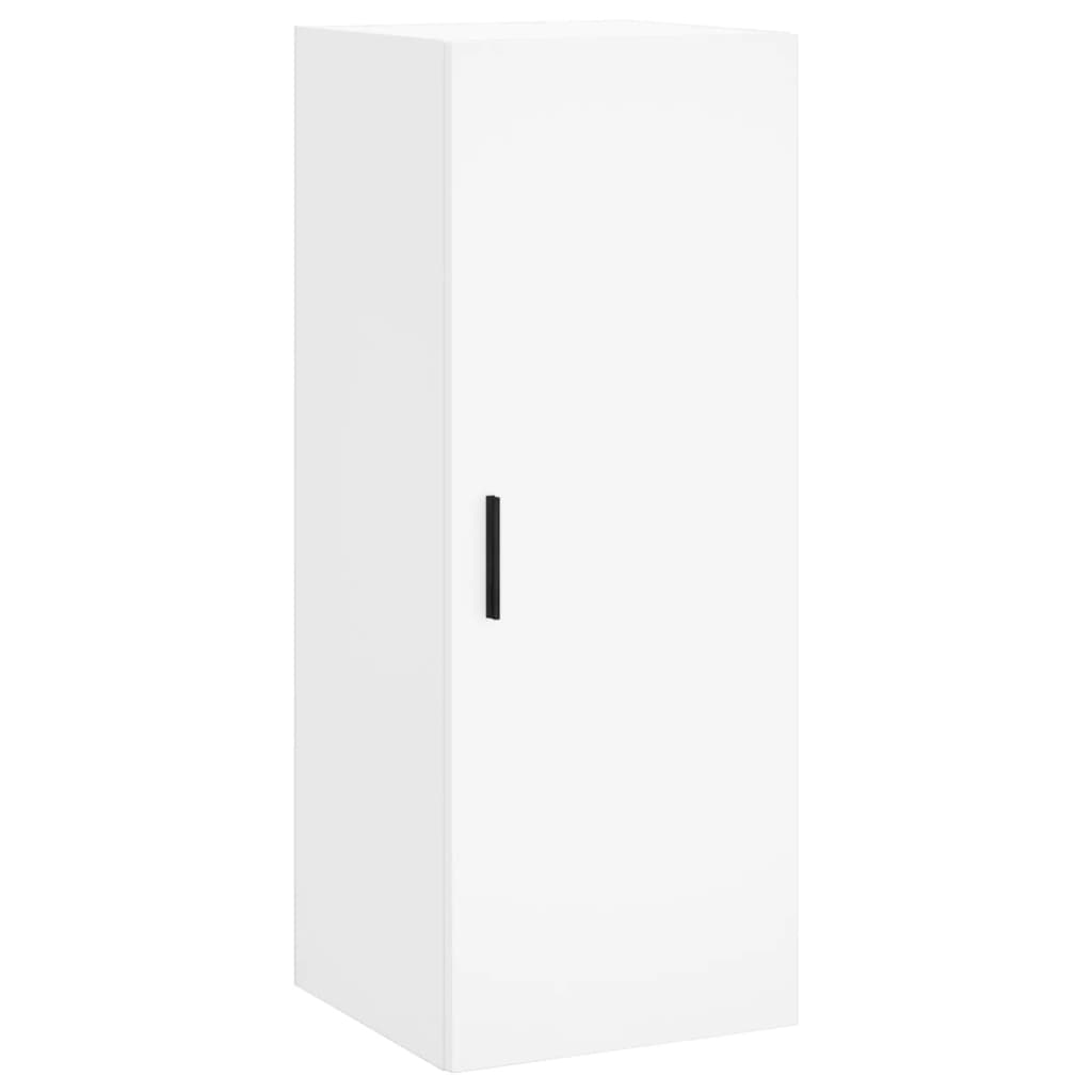 vidaXL Ντουλάπι Λευκό 34,5 x 34 x 180 εκ. από Επεξεργασμένο Ξύλο